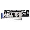Strands integrert LED-lys i skiltholder! - Verdensnyhet! Nuuk E-line 7800 lumen