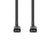 USB-C han / USB-C han ledning 1 m - Bilde 2