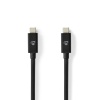 USB-C han / USB-C han ledning 1 m