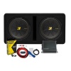 Ny og kraftigere utgave! Kicker KickPack™ - KPC2x12 basspakke