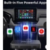 Trådløs Apple Carplay, Android Auto samt div Apper