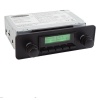Classic Car Stereo retroradio med DAB+ og Bluetooth. Sort front