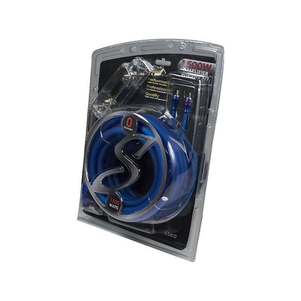 KRAFTIG Kicker 2X12" basspakke! Dobbel 12" bass, monoblokk og kabler - Bilde 3