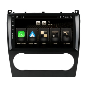 9" ramme/monteringssett for 9" Android spiller til Mercedes CLK C209(Facelift) 2004-