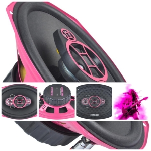 Ground Zero GZCF 7104XSPL 7" X 10" høyttalere - Pink Edition!