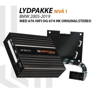 Match Lydoppgraderingspakke BMW 676 HIFI / 674HK - Nivå 1