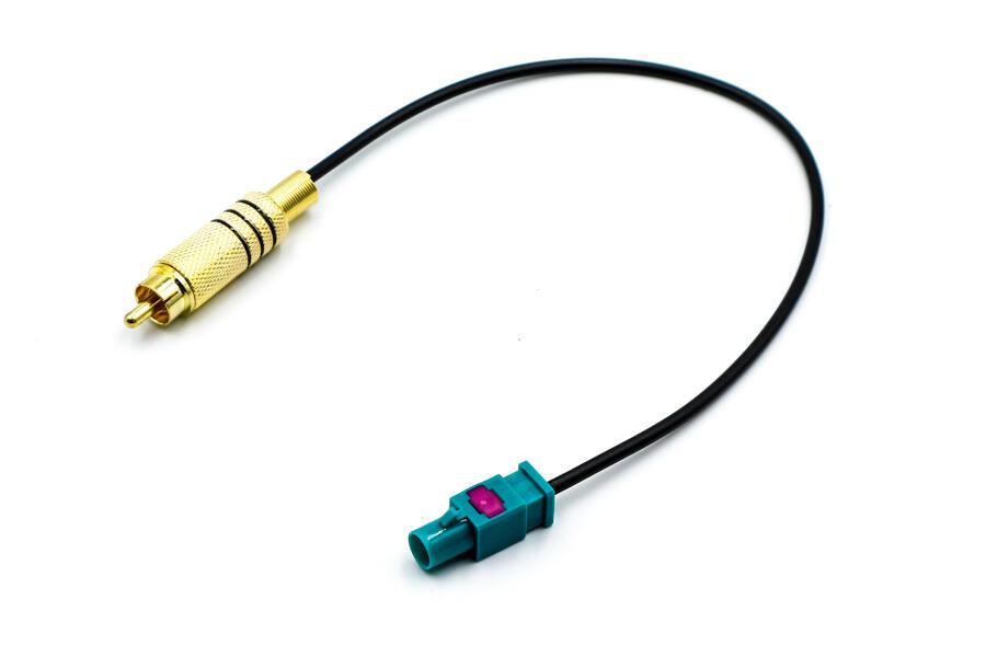 InCarTec Video-overgang - Fakra til RCA/Phono