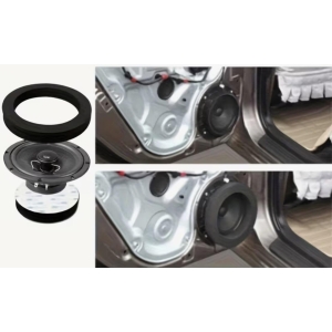 1 par høyttalerpakning / Skum-ring. 26mm høy. Sett inkl 6,5", 5,25" og 4"