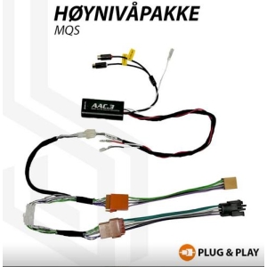 Høynivåpakke MQS - For uttak av høynivåsignal fra originalspiller på VAG