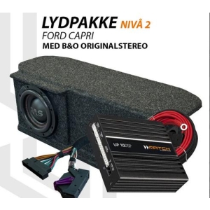 Match Lydoppgraderingspakke Ford Capri -  For Ford Capri med B&O originalstereo