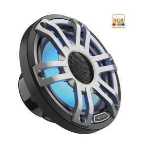 Hertz HMX 65 S-LD-G 6½" koaxial 2-v grå LED - Sprutsikker IP65, 150W RGB LED-lys