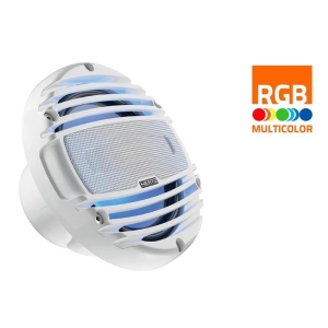 Hertz HMX 6.5 LD-TW, 6½" koaxial 2-veis hvit - Sprutsikker IP65, 150W, RGB-LED