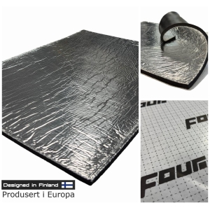 FOUR S2 TopFlex 10F, 10mm 50x37cm, 2,41m2 - 13 stk 10.0mm matter på 50 x 37cm = 2.41m²