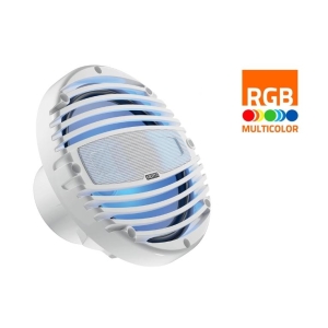 Hertz HMX8LDTW, 8,8" koaxial 2-veis hvit - Sprutsikker IP65, 200W, RGB-LED