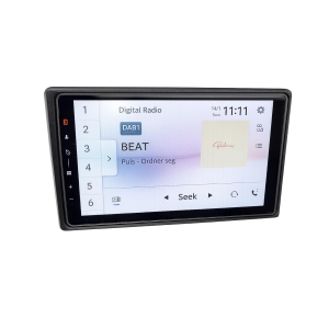 Overgangsramme fra 10,1" Androidramme til Pioneer spiller med 9" skjerm