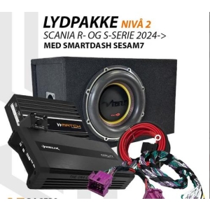 Match Lydoppgraderingspakke Scania SmartDash - Nivå 2 - Scania R- og S-serie 2024 -->