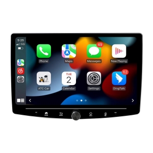 10,1" Android spiller med justerbar skjerm. DAB+, Apple Carplay/Android Auto, 8G + 128G