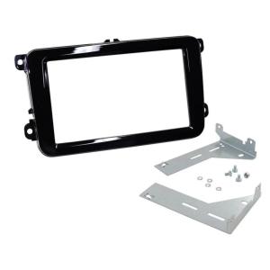 Connects2 Premium monteringskit 2-DIN - VW/Skoda RCD/RNS-formfaktor (Sort piano)