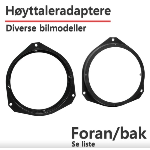 ACV Høyttaleradaptere (165mm)