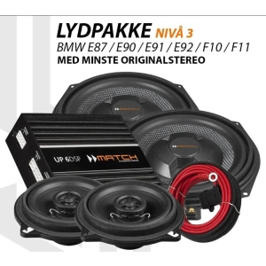 Oppgraderingspakke BMW BASE-PAKKE 1 - E87, E90, E91, E92, F10, F11, E84 ++
